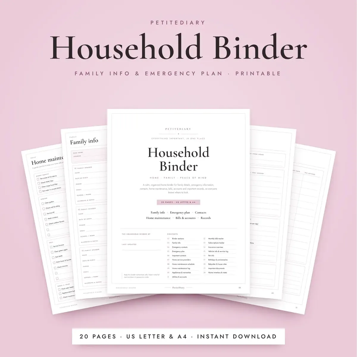 Household Binder