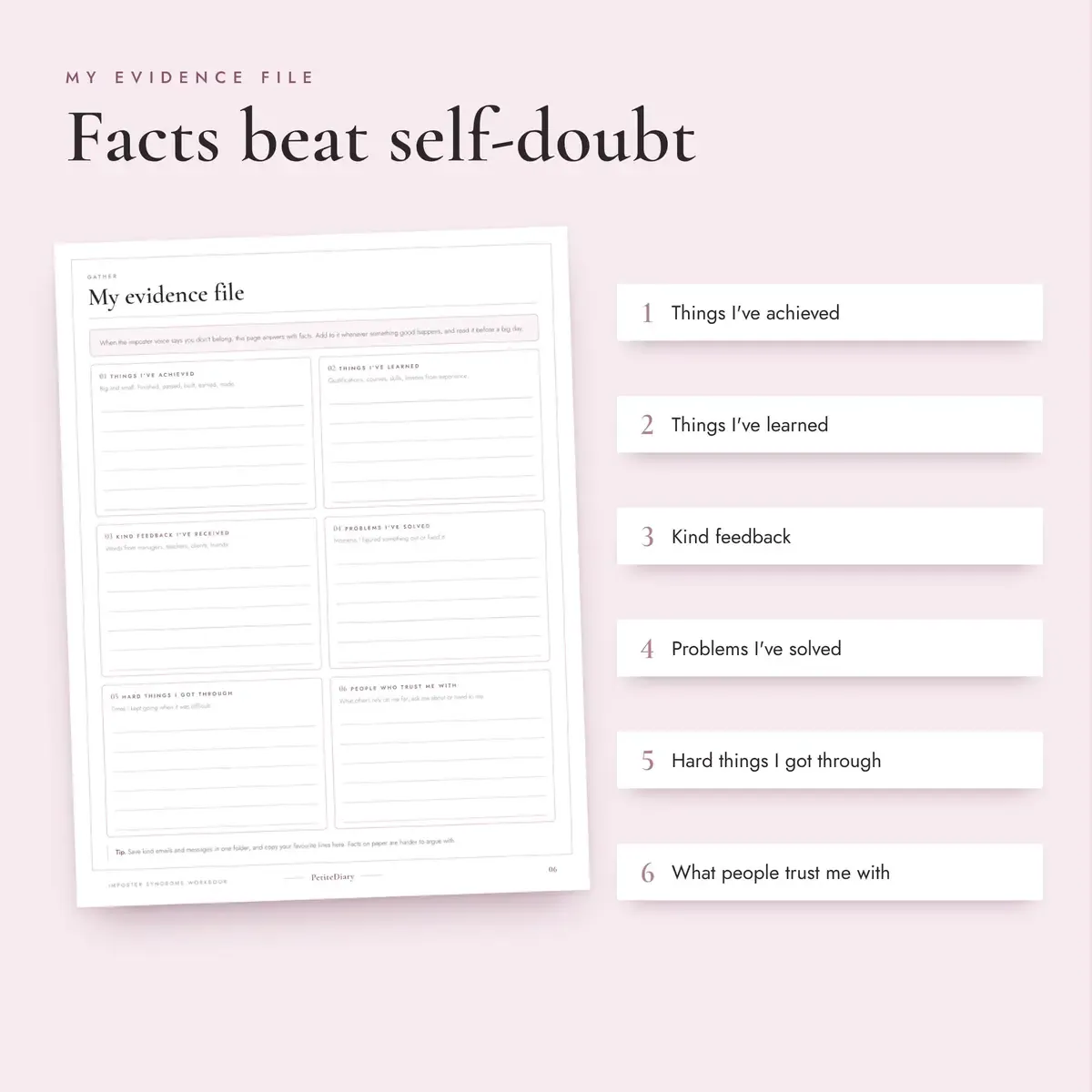 Imposter Syndrome Workbook, image 3