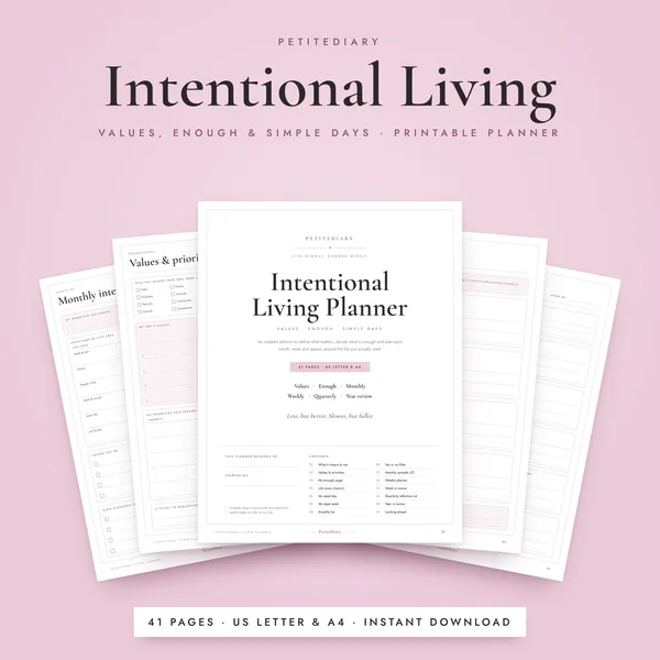 Intentional Living Planner