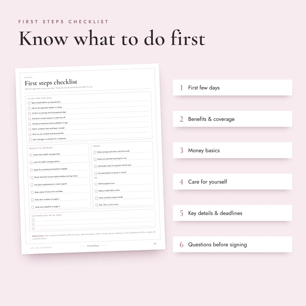 Job Loss Workbook, image 3