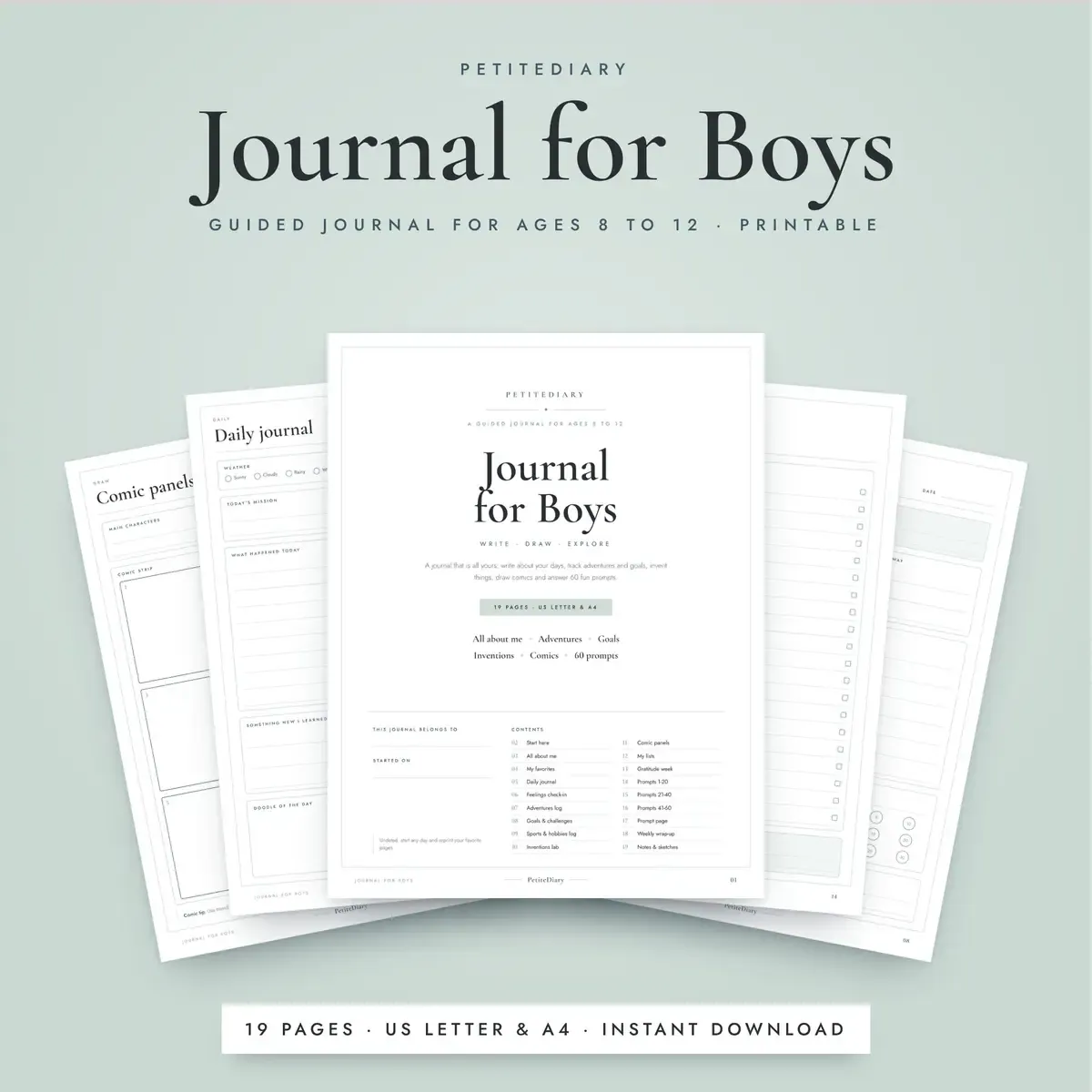 Journal for Boys