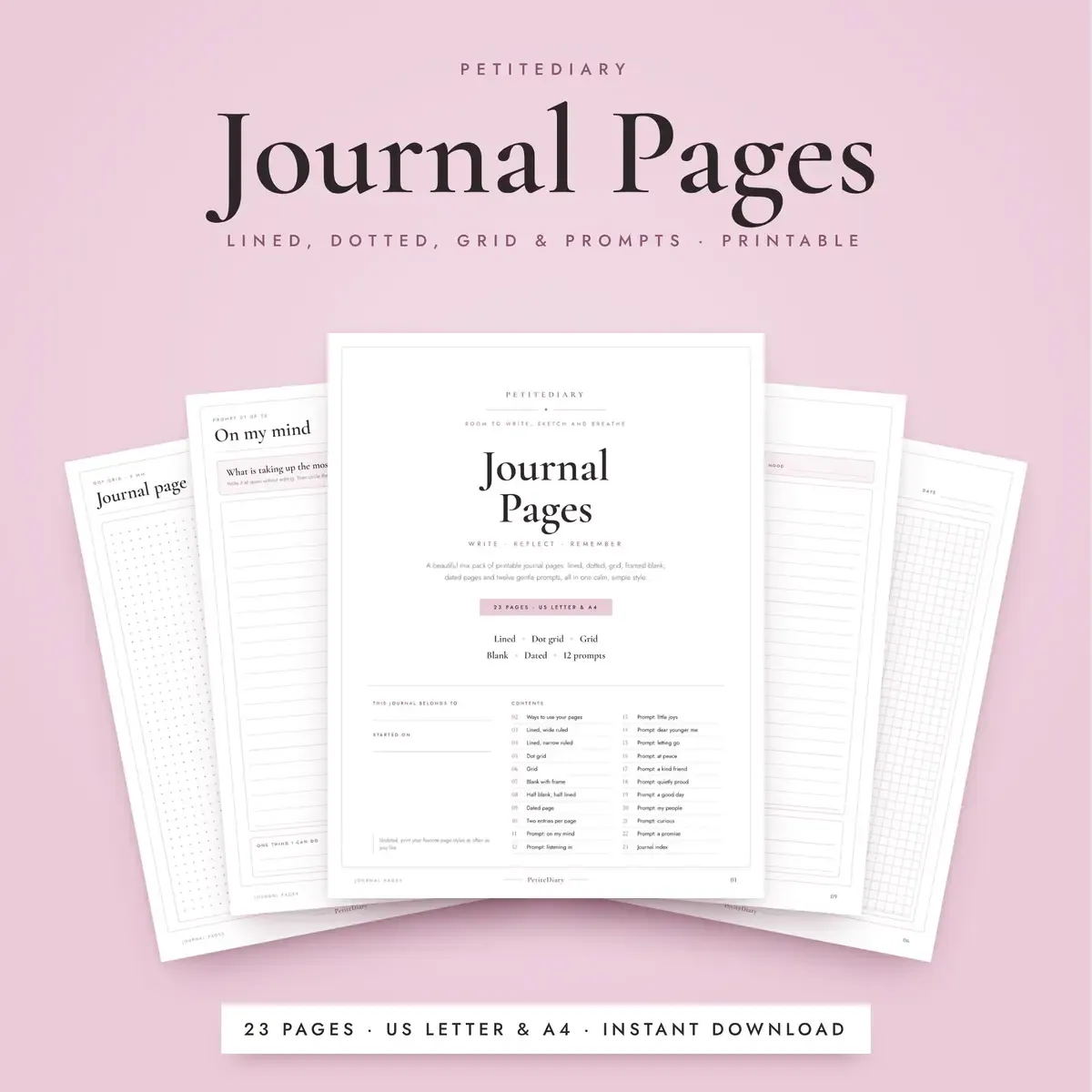 Journal Pages