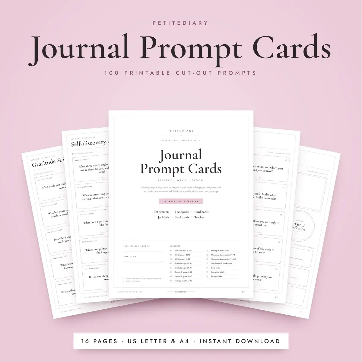 Journal Prompt Cards