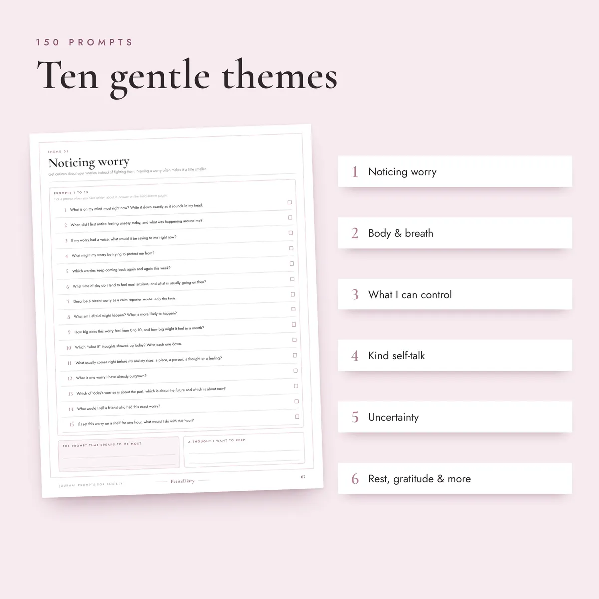 Journal Prompts for Anxiety, image 3
