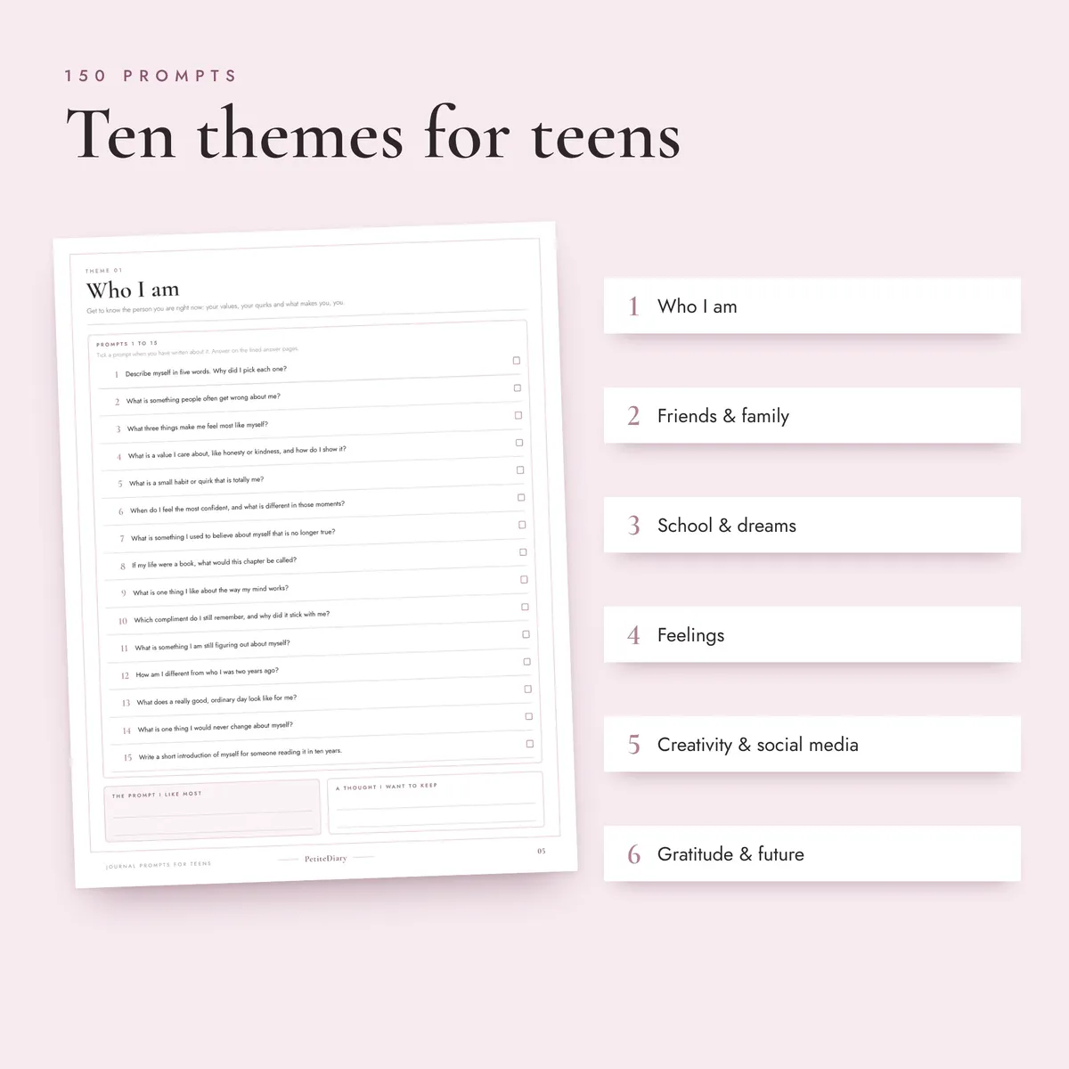 Journal Prompts for Teens, image 3
