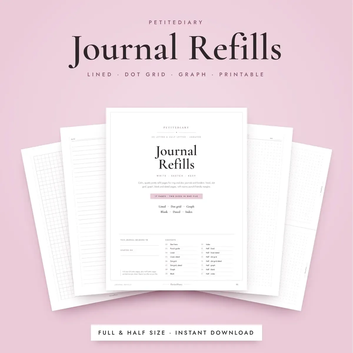 Journal Refills
