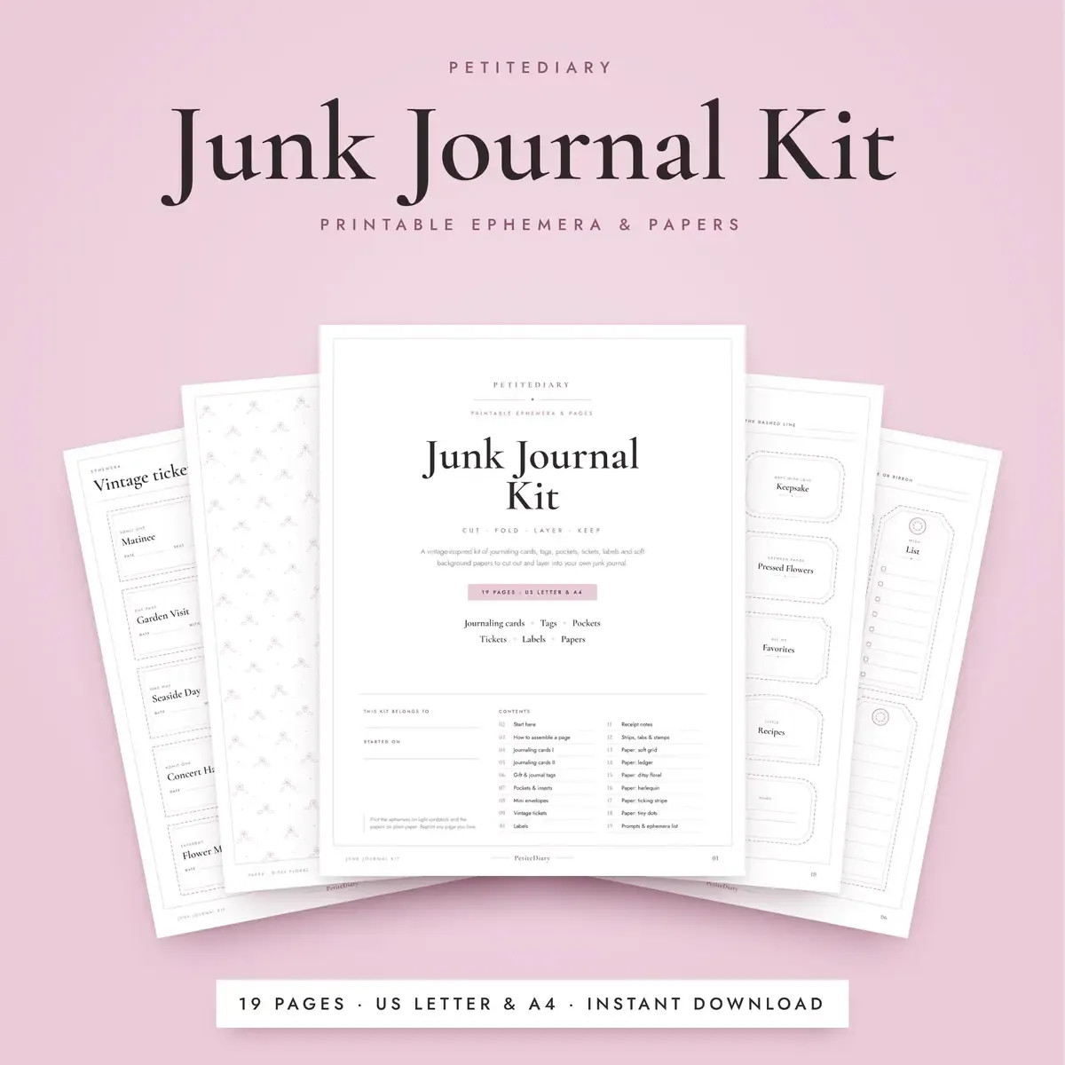 Junk Journal Kit