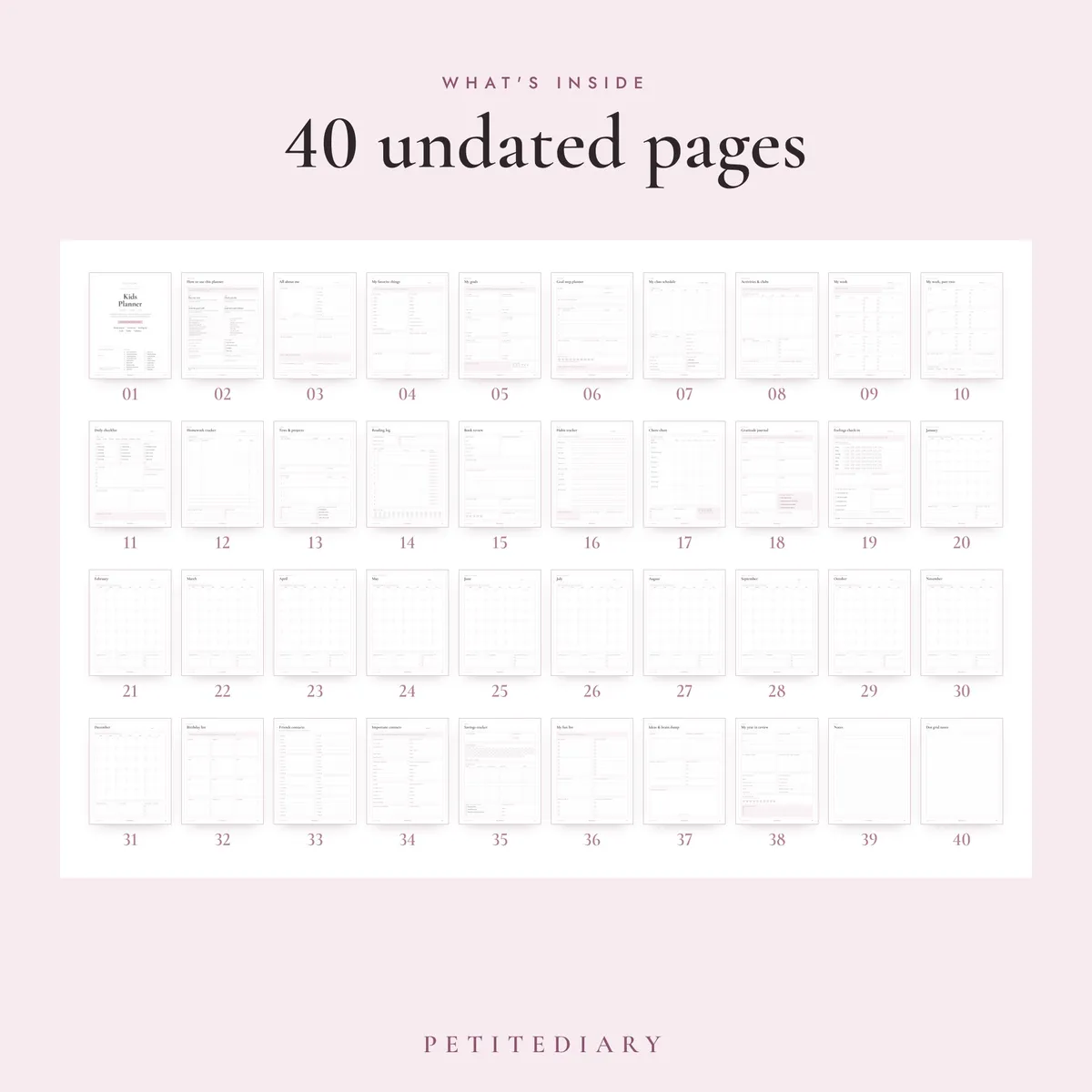 Kids Planner Ages 8-12, image 2