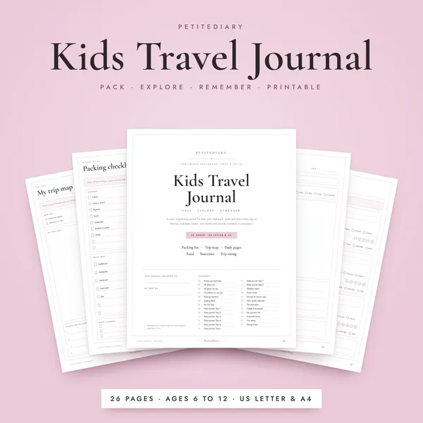 Kids Travel Journal