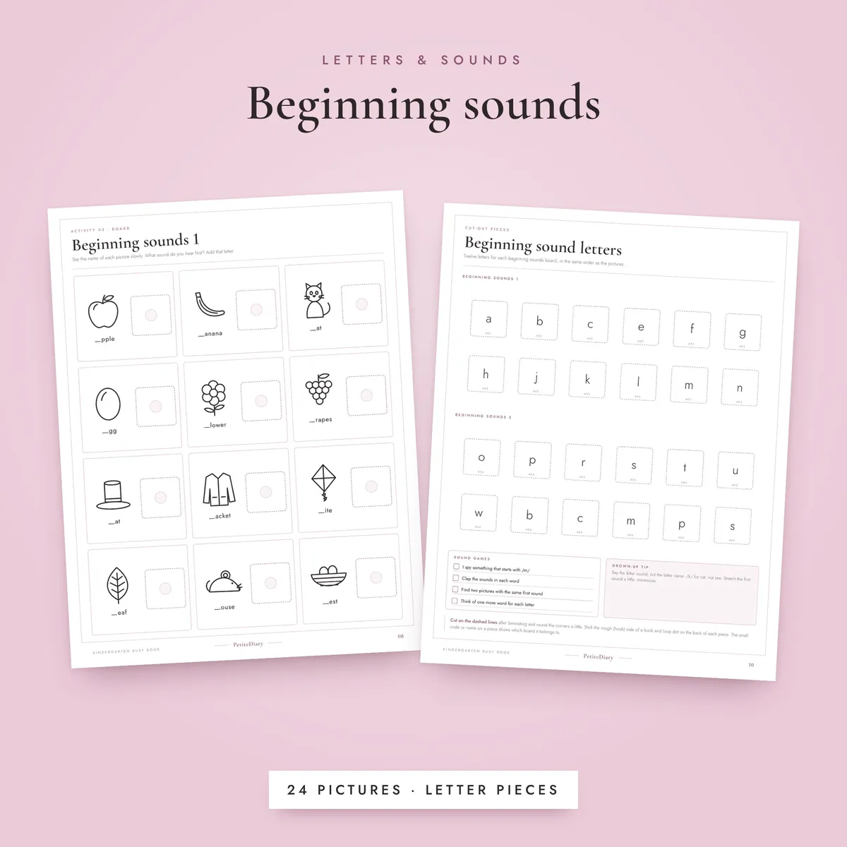 Kindergarten Busy Book, image 4