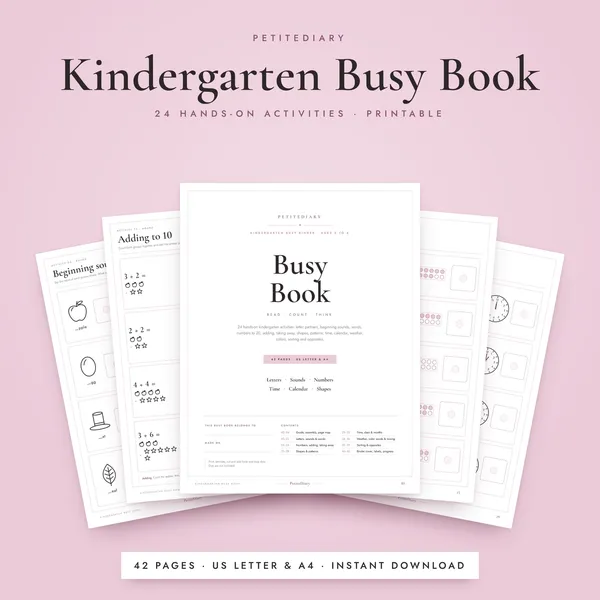 Kindergarten Busy Book