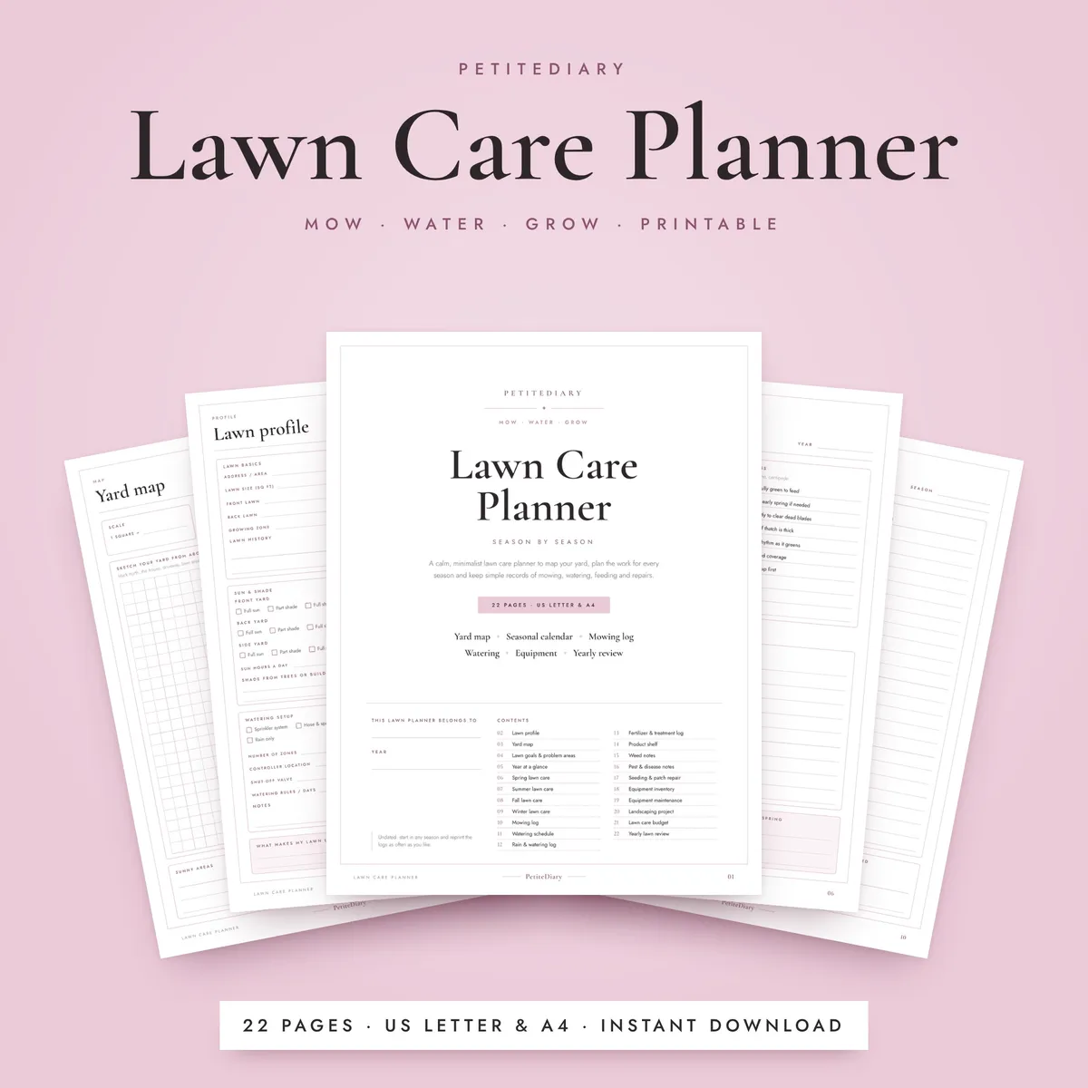 Lawn Care Planner