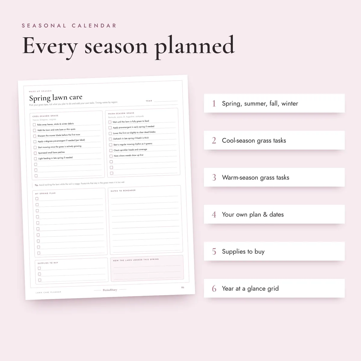 Lawn Care Planner, image 3