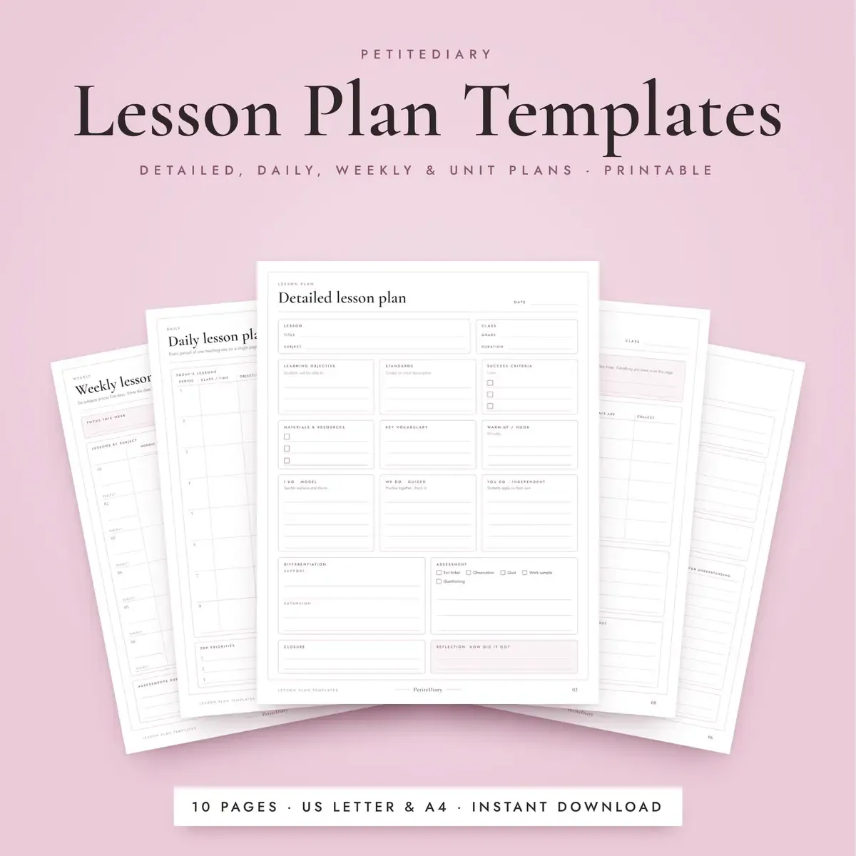 Lesson Plan Template for Teachers