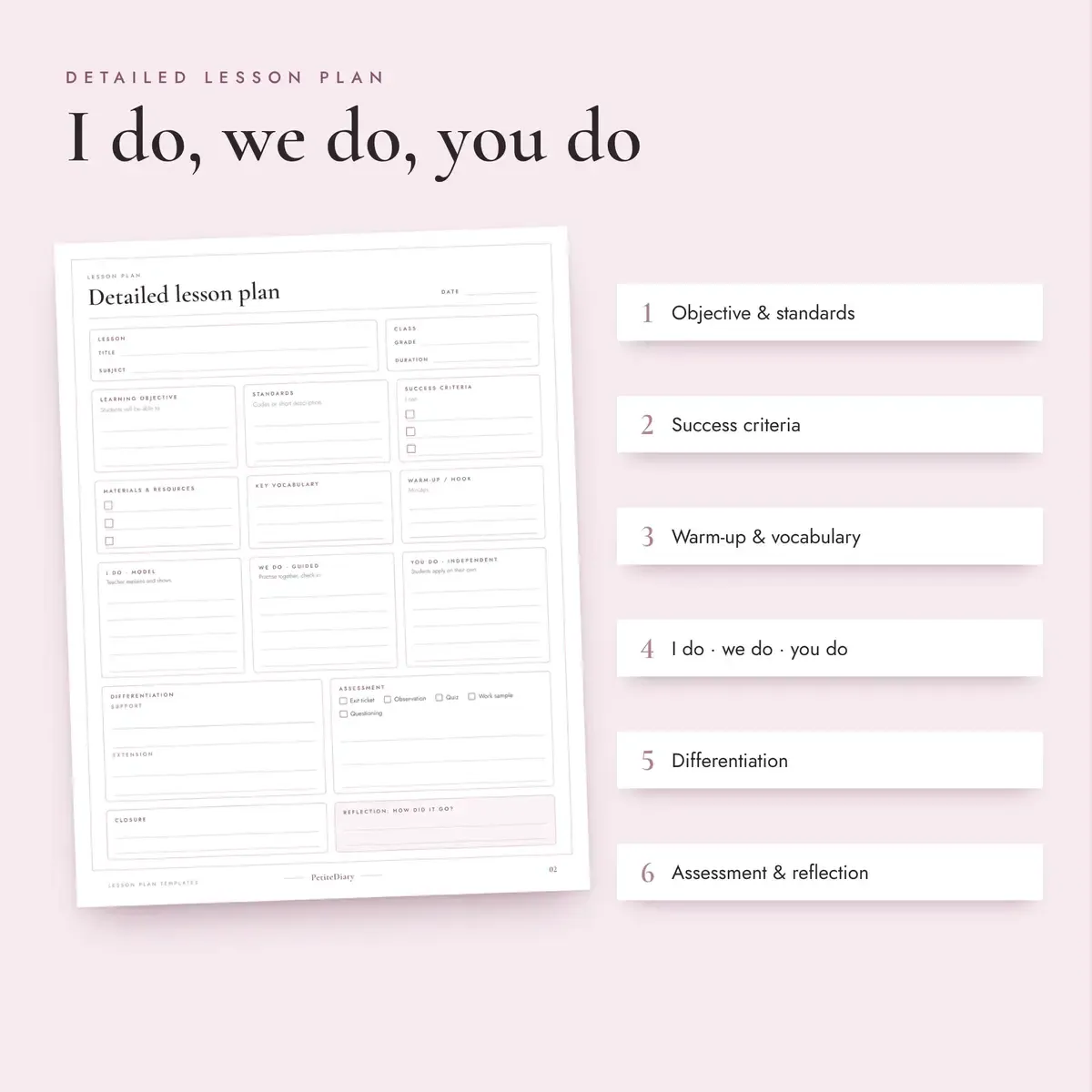 Lesson Plan Template for Teachers, image 3