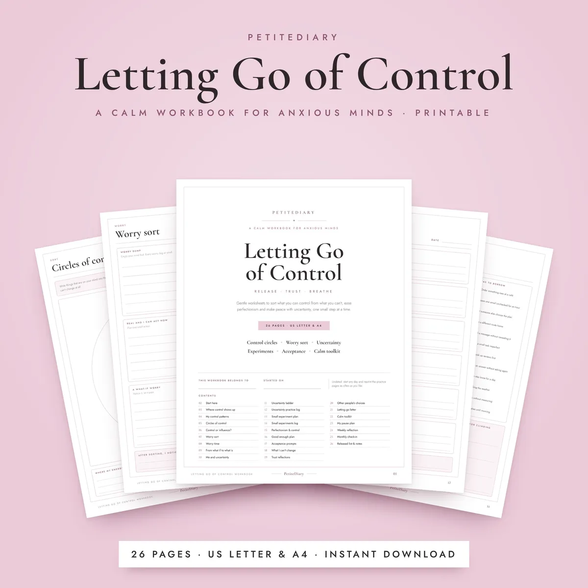 Letting Go Workbook
