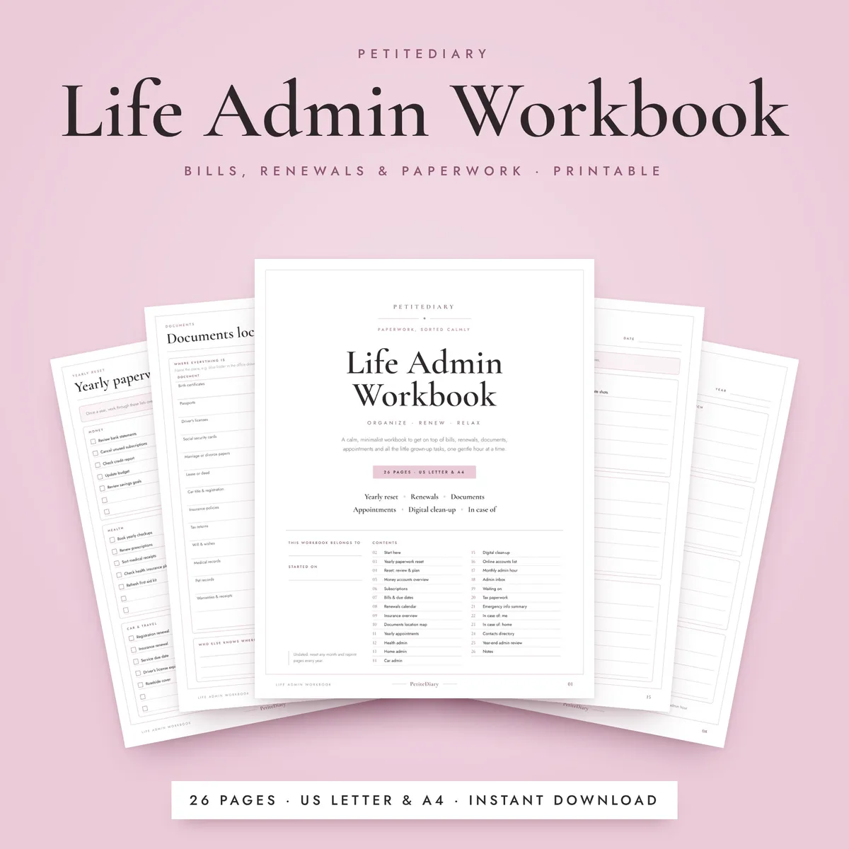 Life Admin Workbook