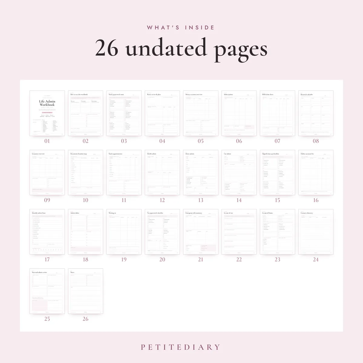 Life Admin Workbook, image 2
