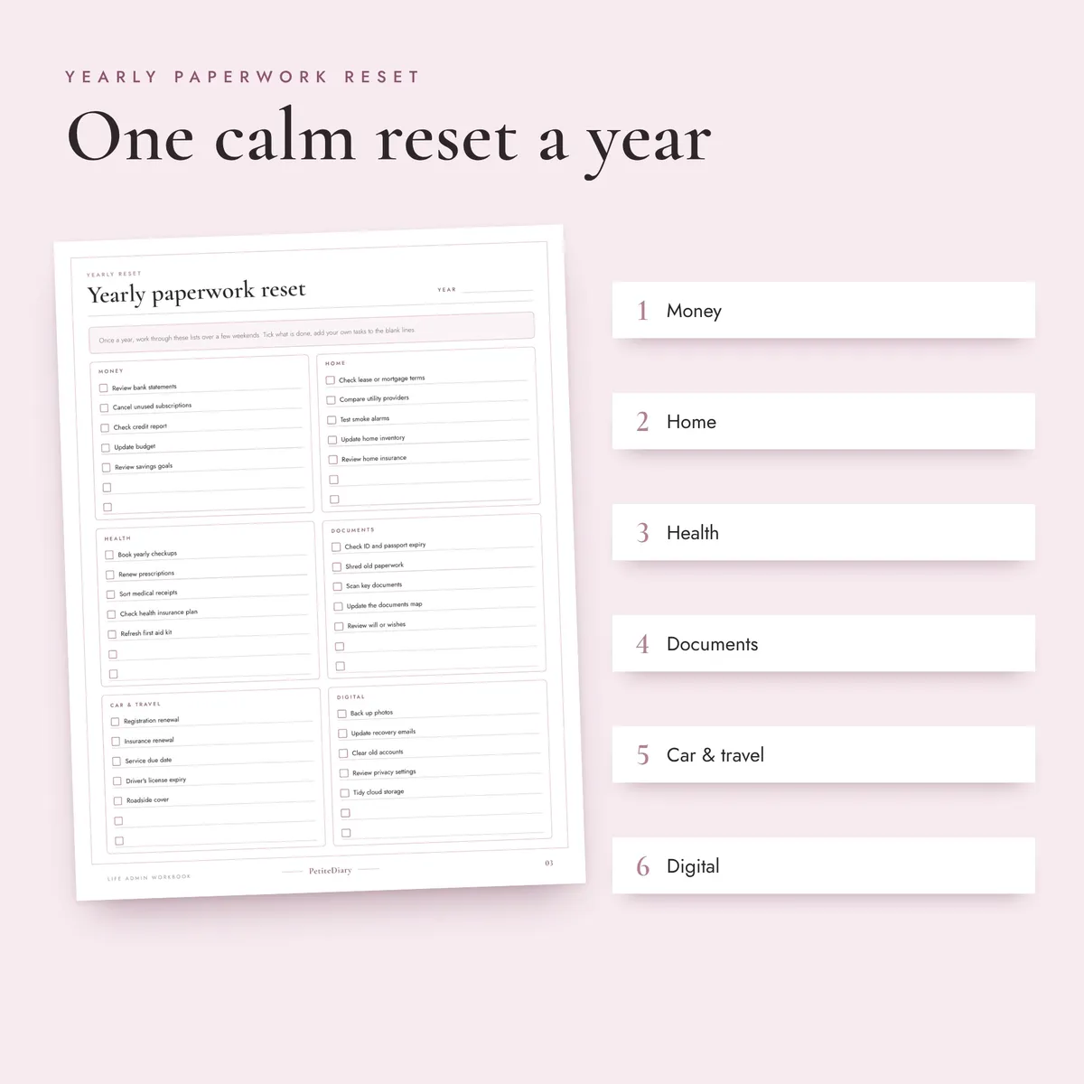 Life Admin Workbook, image 3