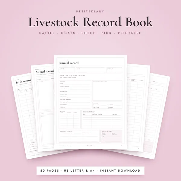 Livestock Record Book