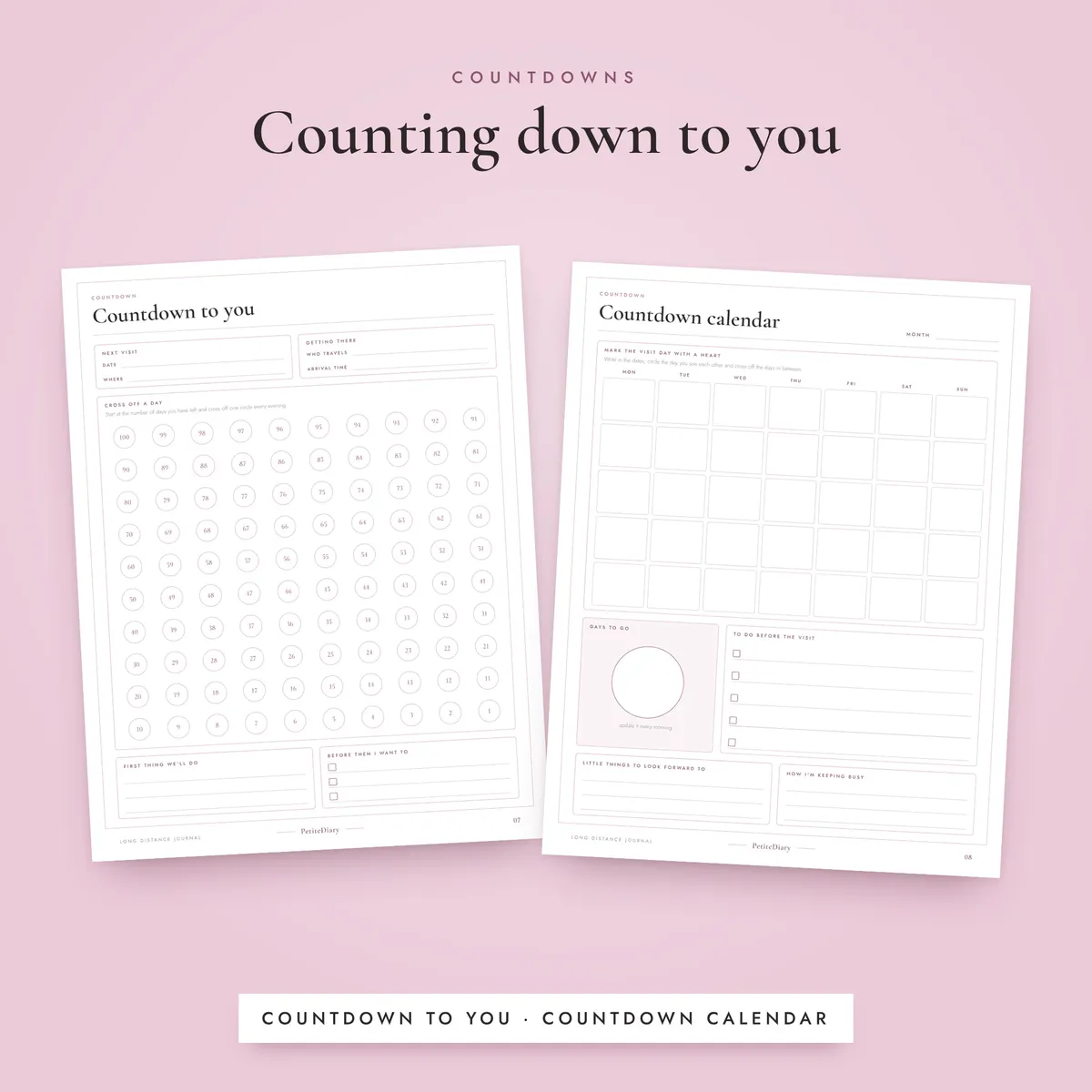 Long Distance Relationship Journal for Couples, image 4