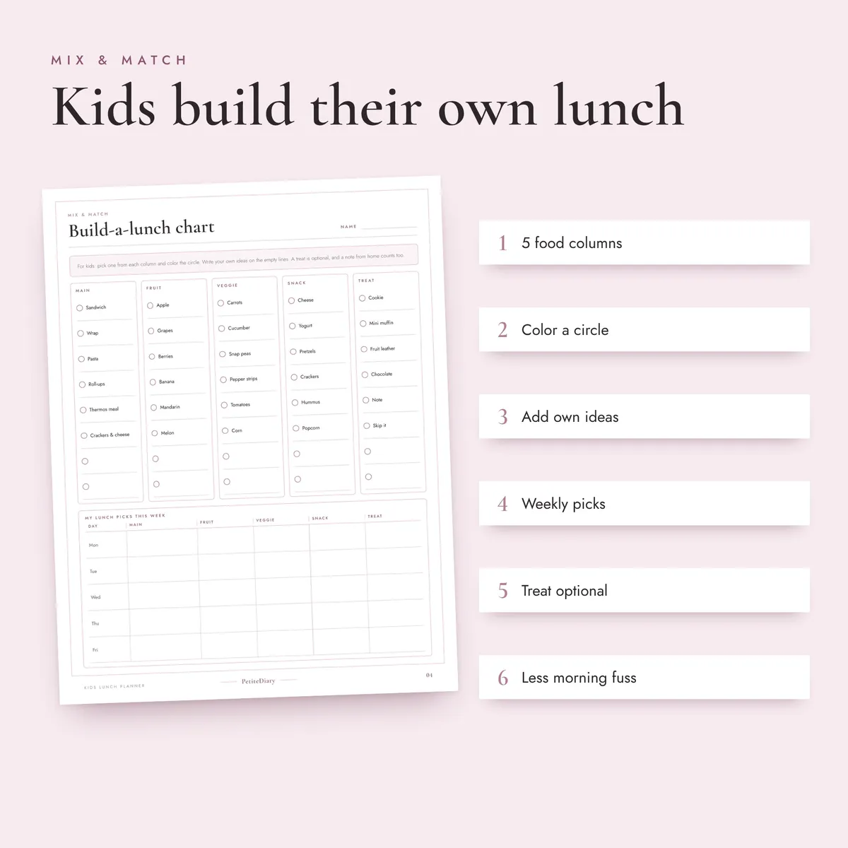 Lunch Planner for Kids, image 3