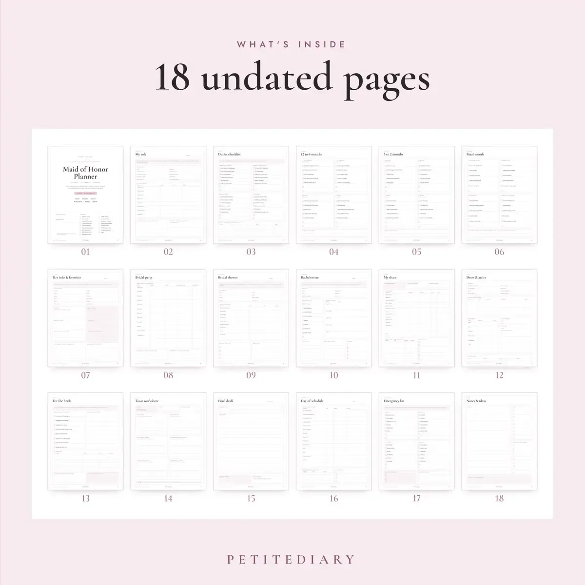 Maid of Honor Planner, image 2