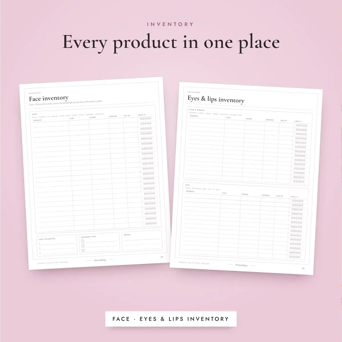 Makeup Tracker, image 4