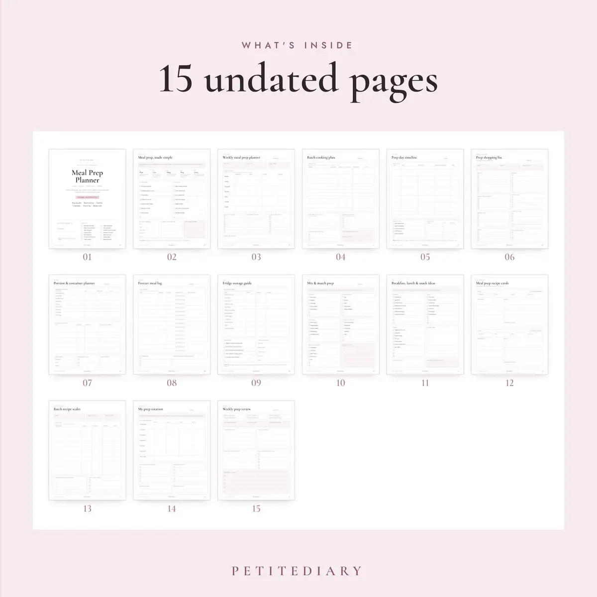 Meal Prep Planner, image 2