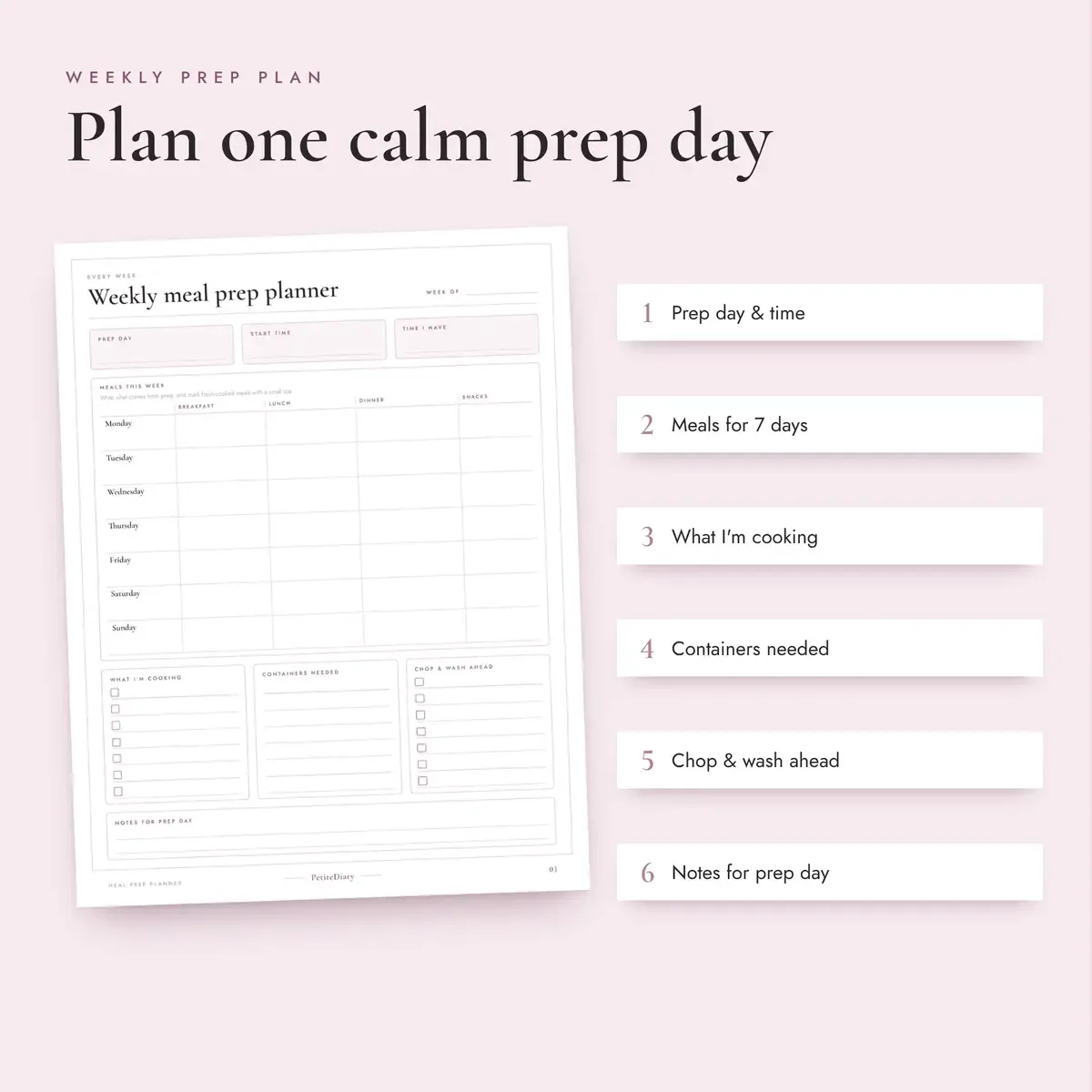 Meal Prep Planner, image 3