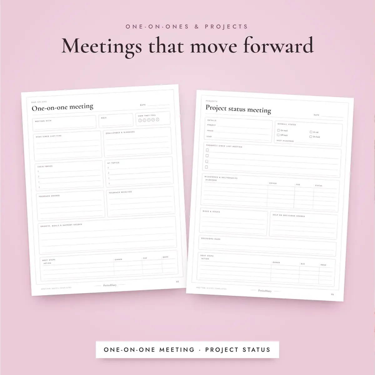 Meeting Notes Template, image 4