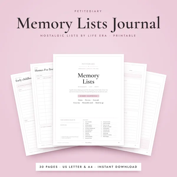 Memory Lists Journal