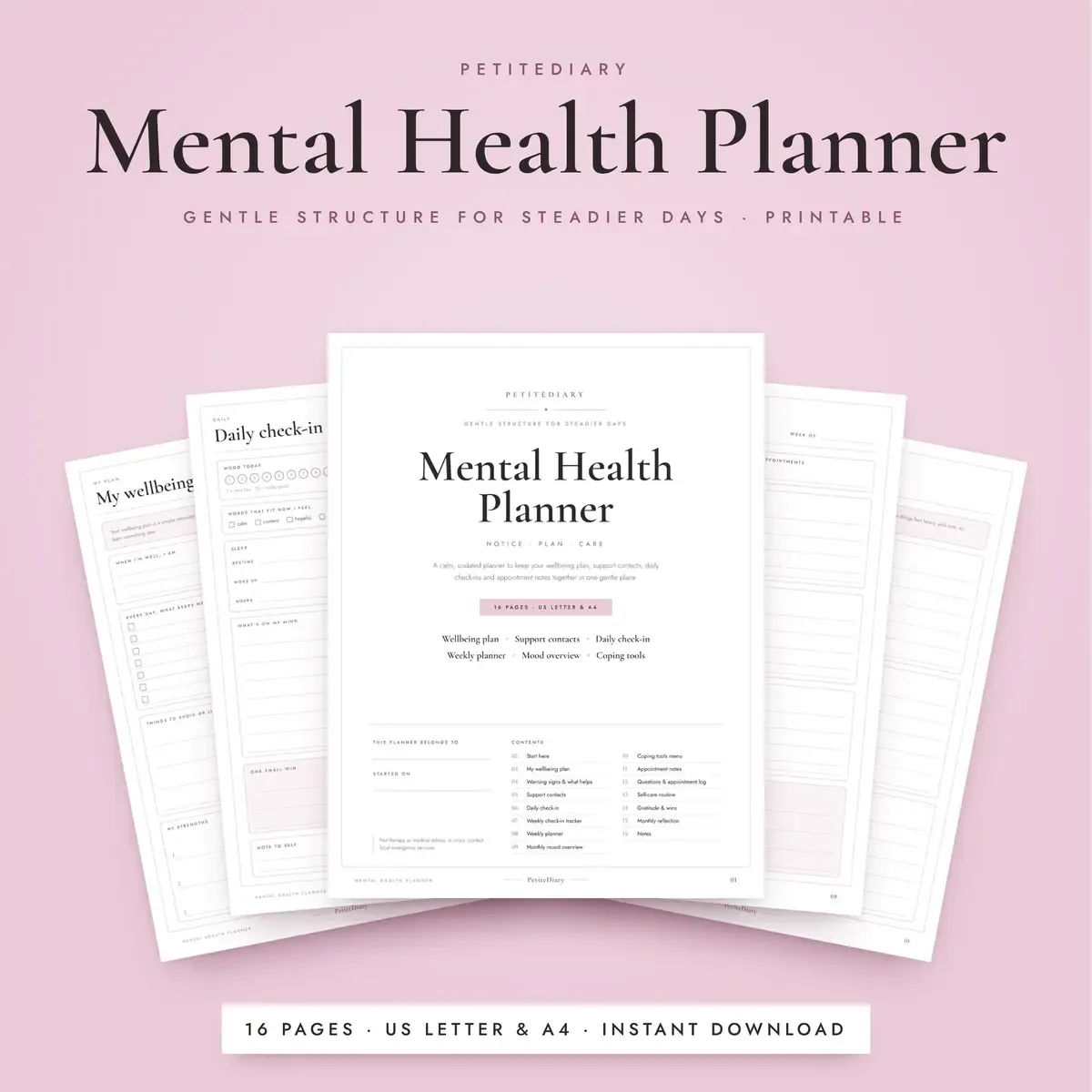 Mental Health Planner
