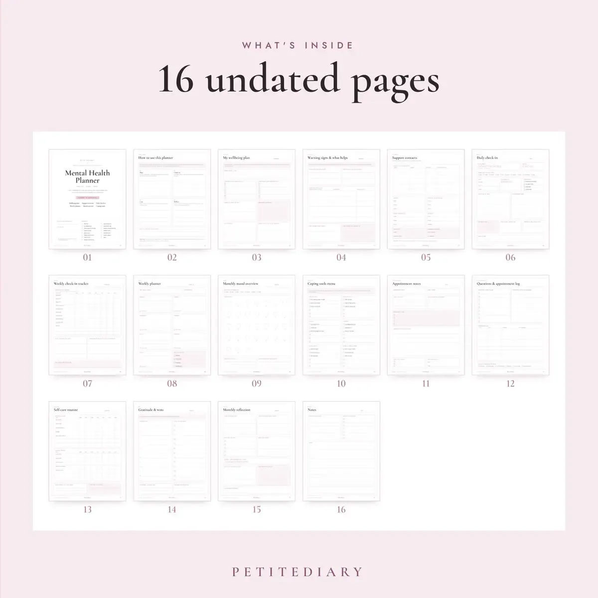Mental Health Planner, image 2