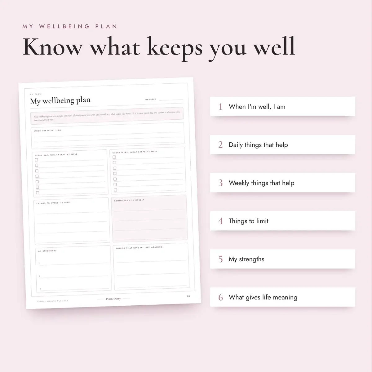 Mental Health Planner, image 3