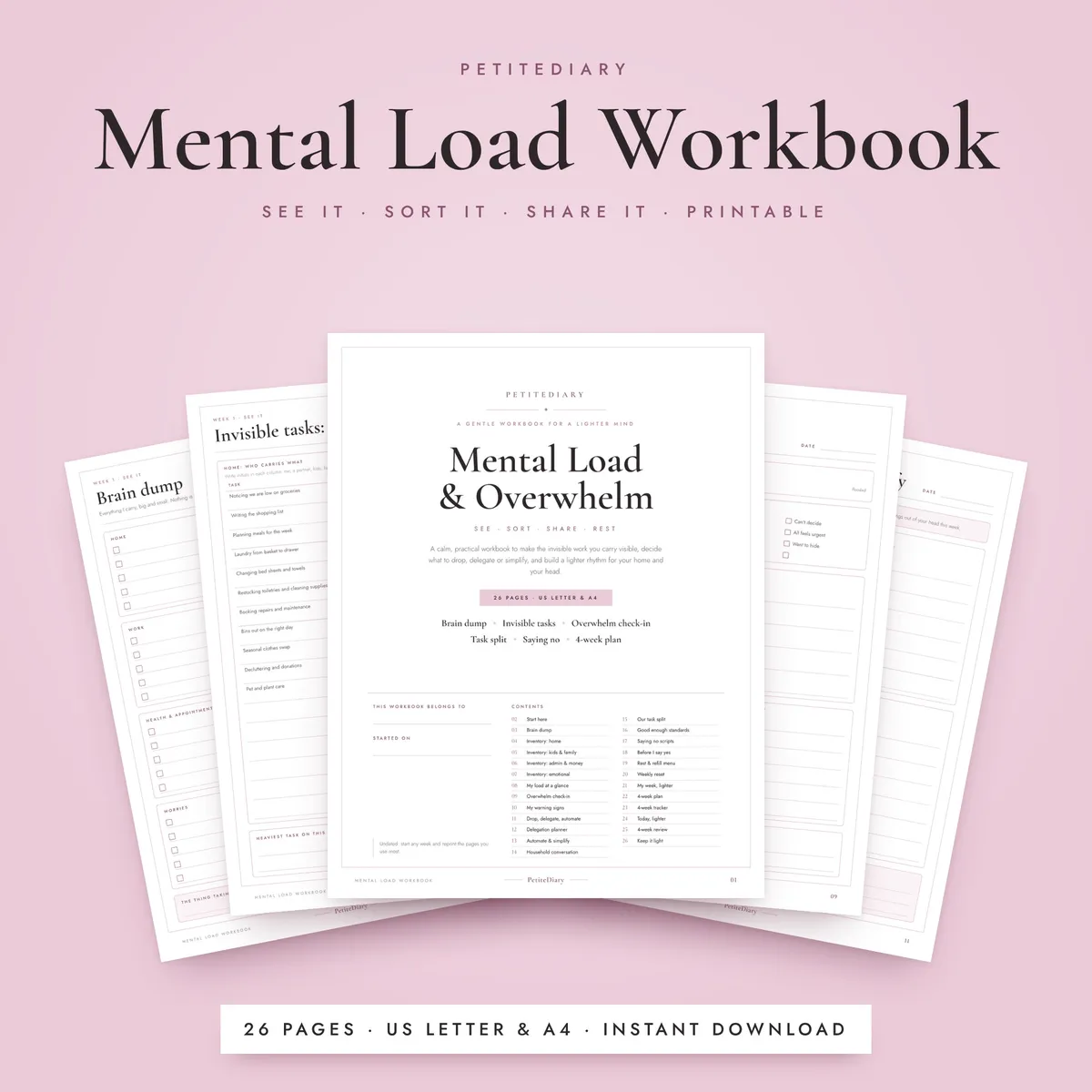 Mental Load Workbook