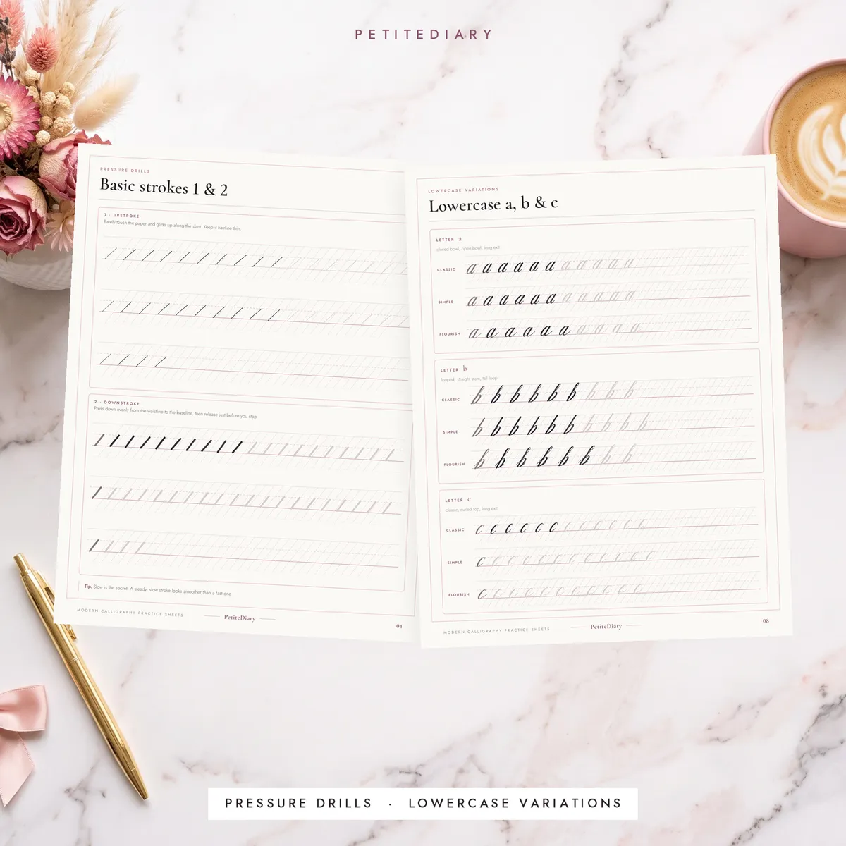 Modern Calligraphy Practice Sheets, image 5