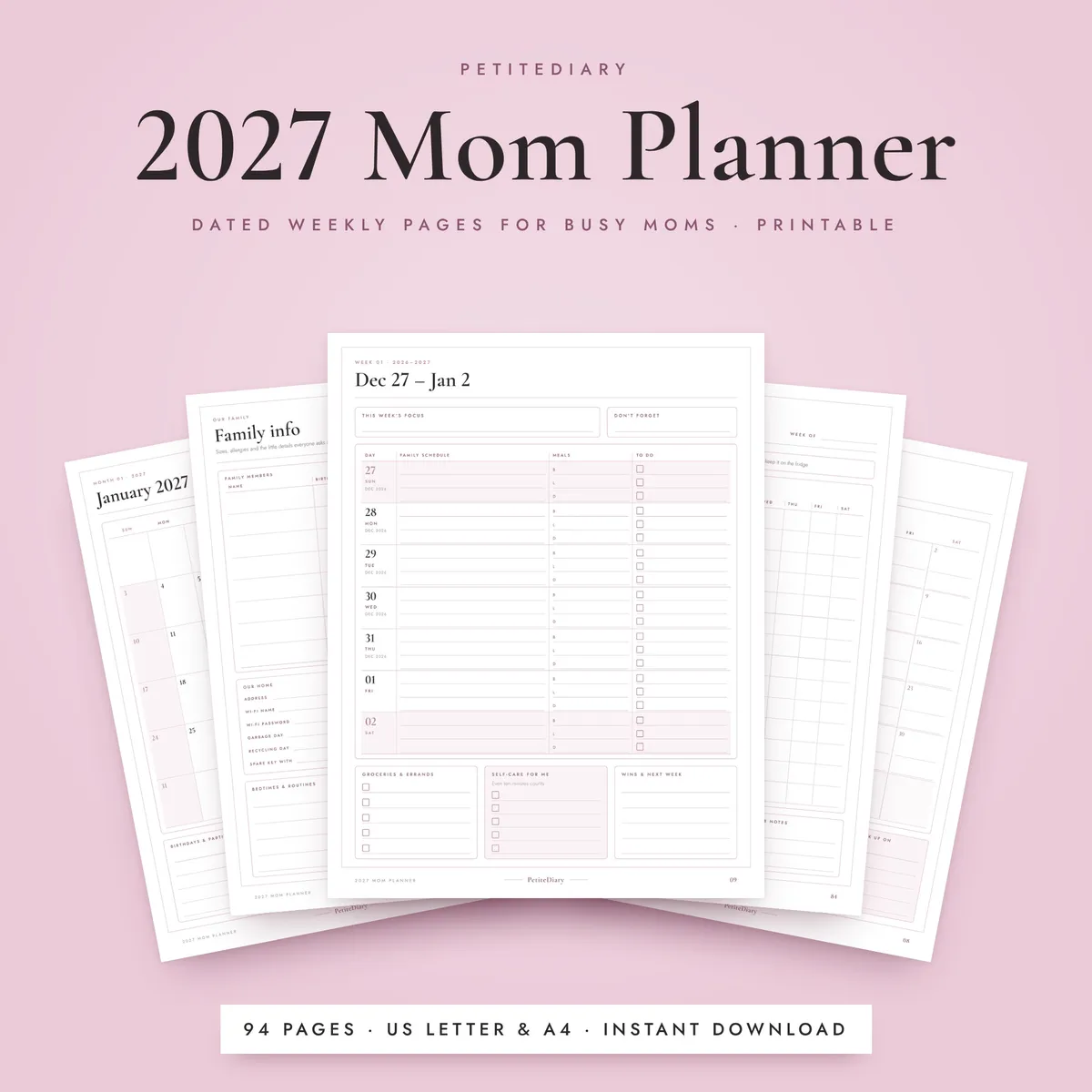 Mom Planner 2027