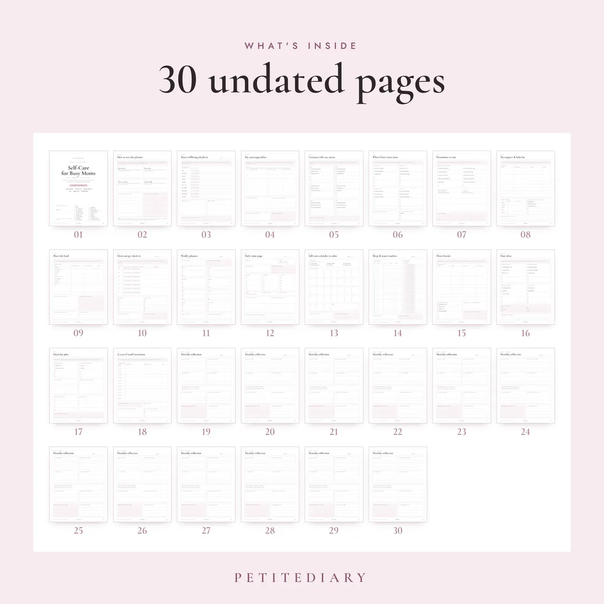 Mom Self Care Planner, image 2