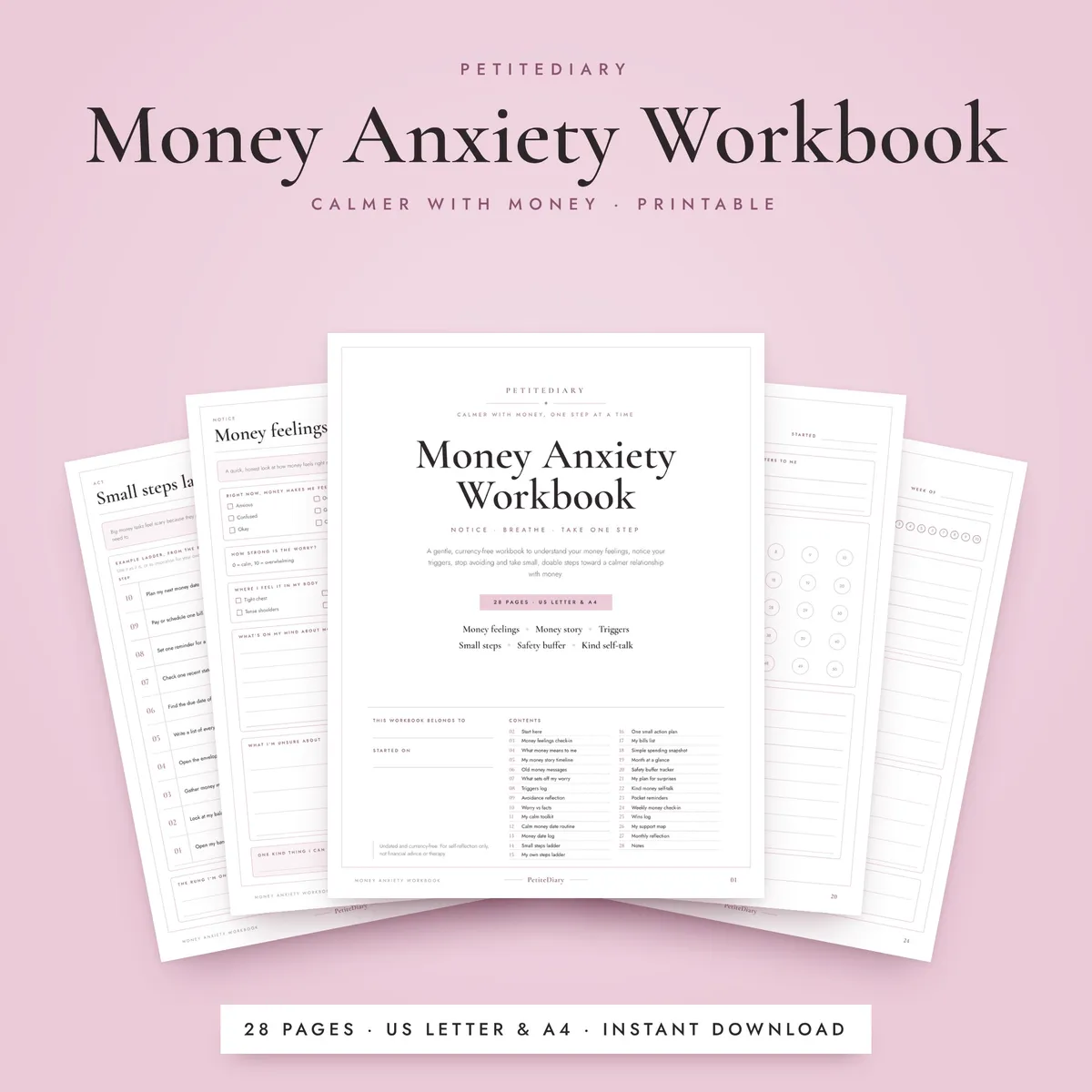 Money Anxiety Workbook