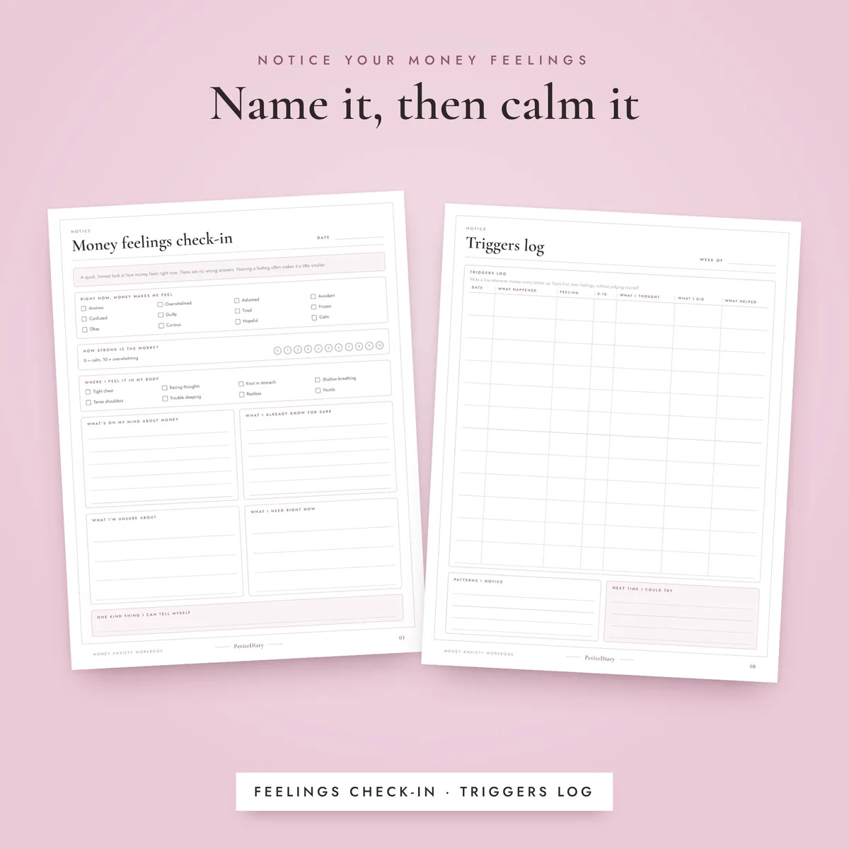 Money Anxiety Workbook, image 4