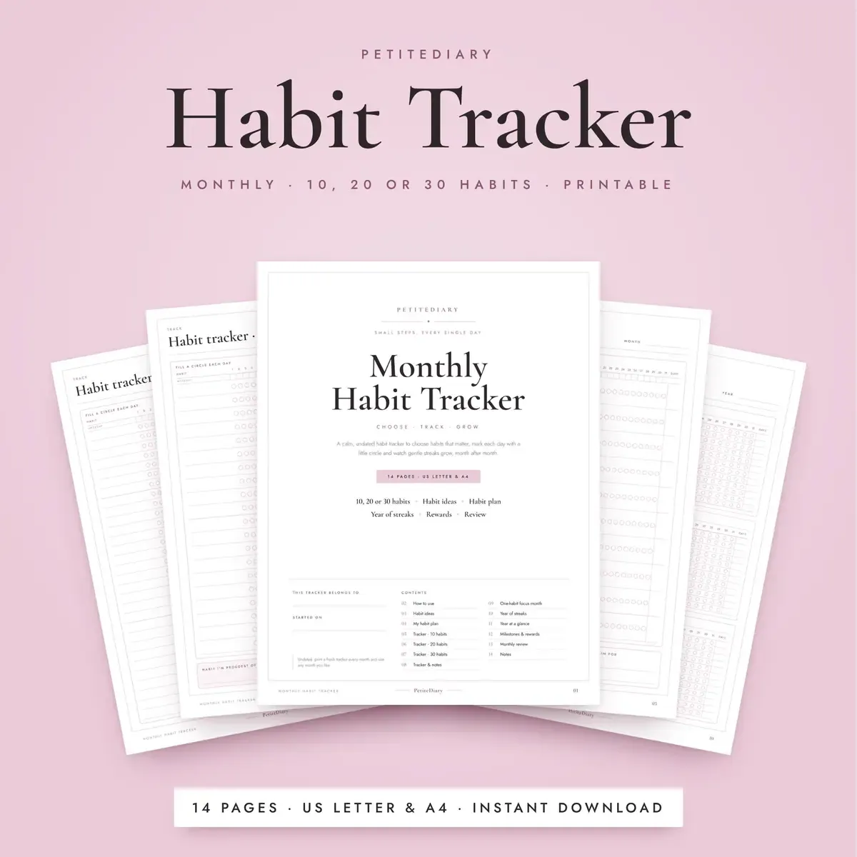 Monthly Habit Tracker