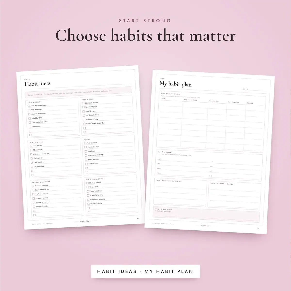 Monthly Habit Tracker, image 4