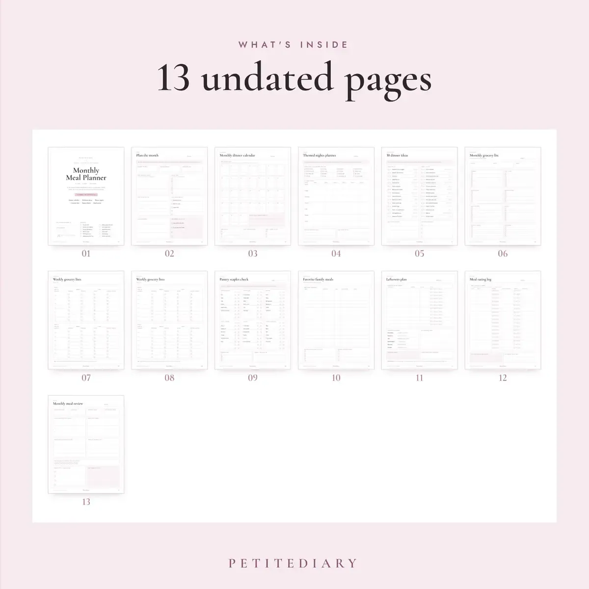 Monthly Meal Planner, image 2