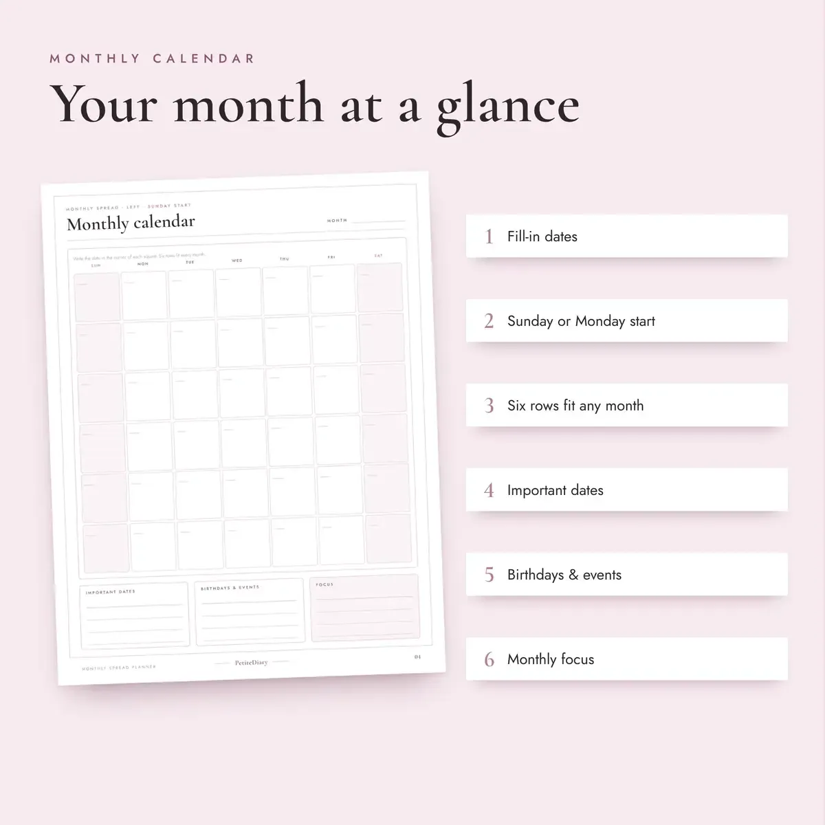 Monthly Planner, image 3