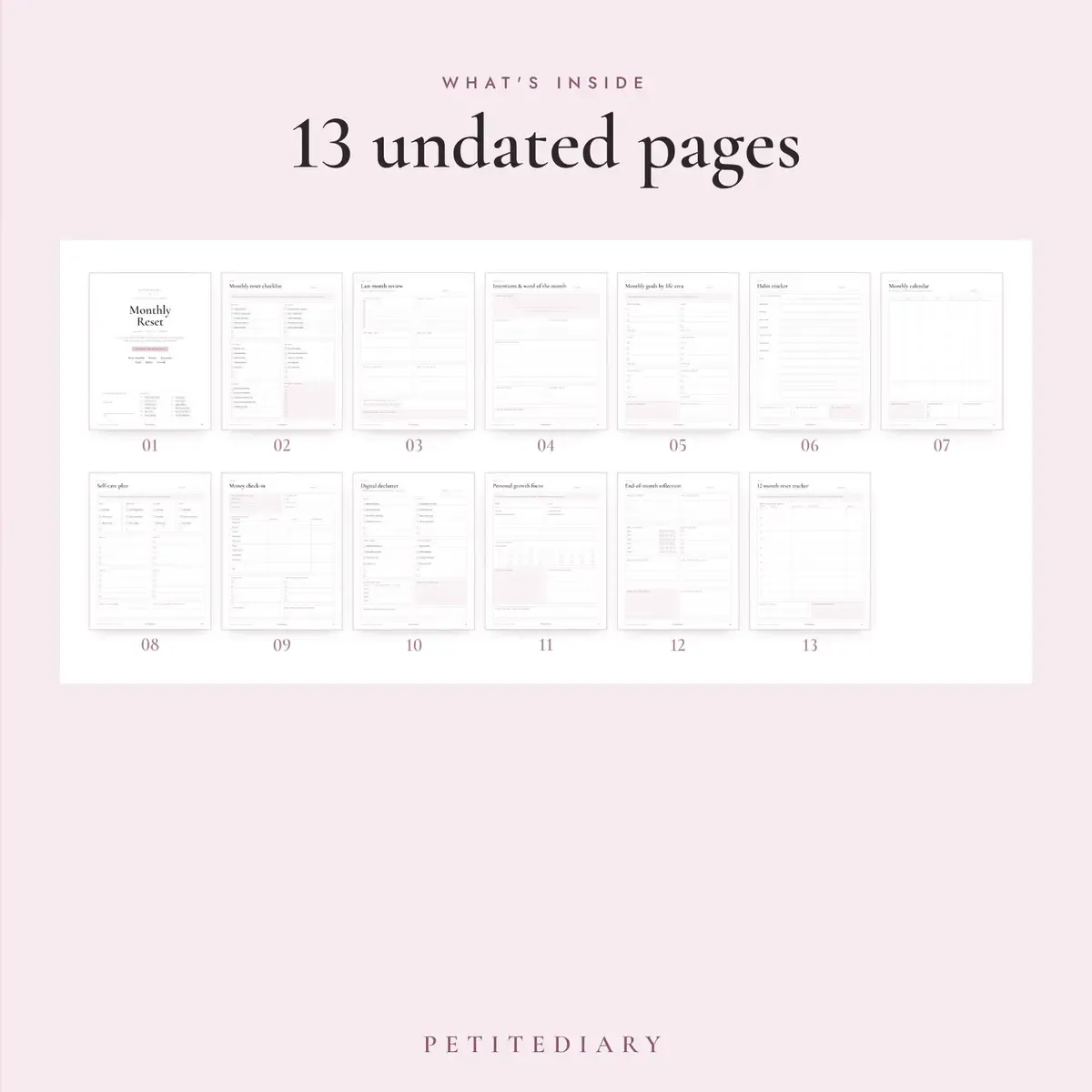 Monthly Reset Planner, image 2