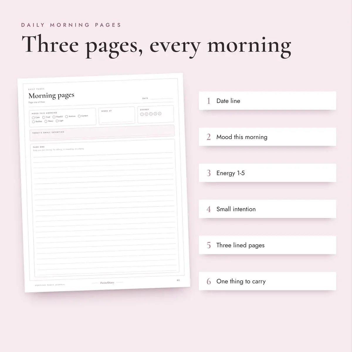 Morning Pages Journal, image 3