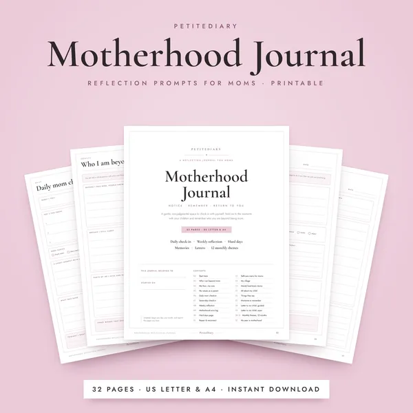 Motherhood Journal for Moms