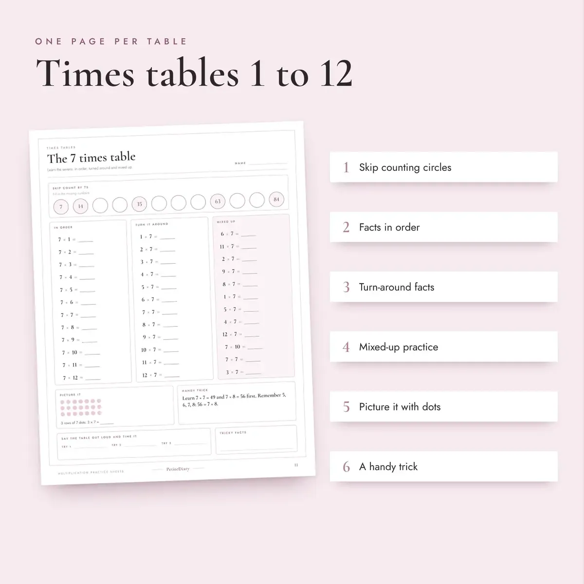 Multiplication Practice Sheets, image 3