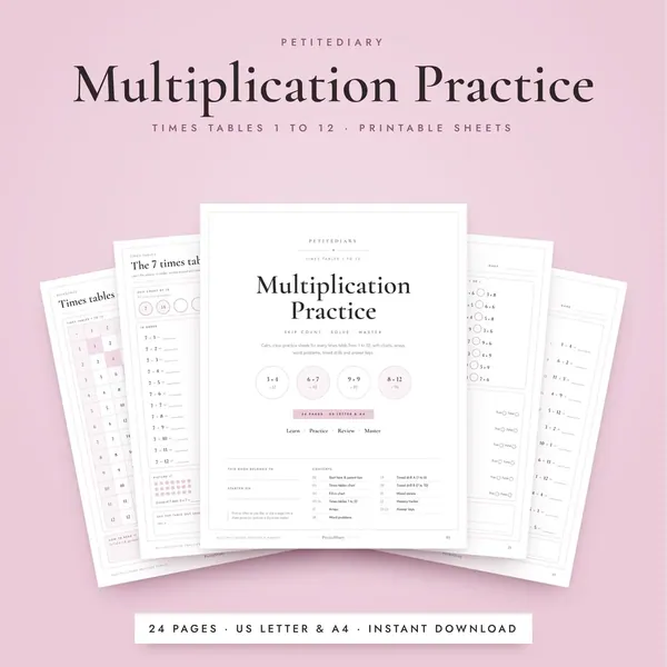 Multiplication Practice Sheets